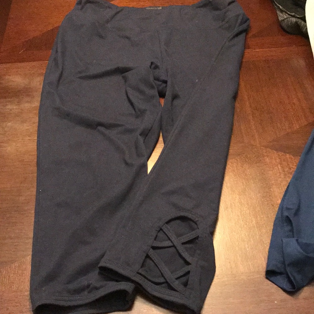 Navy blue Capri leggings xl balance collection